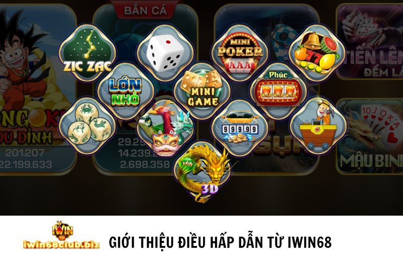 Giới thiệu iwin68 với hệ thống game